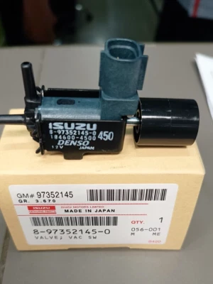 ISUZU VACUUM SWITCH VALVE SOLENOID DMAX PICKUP 2004-2011 GENUINE PARTS - Image 1 of 4