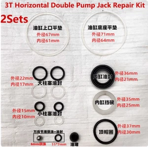 Kit de reparación de gato de bomba doble horizontal 3T 2 juegos - Imagen 1 de 1