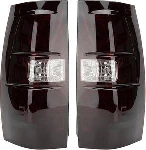 Conjunto de luces traseras compatibles con Chevy Tahoe/Suburban 2007-2014 rojo humo - Imagen 1 de 6