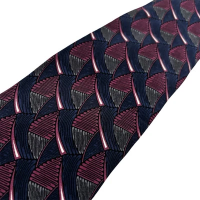 Corbata de seda de diseñador vintage Cezani para hombre accesorio oficina trabajo papá regalo Foto 1 de 4