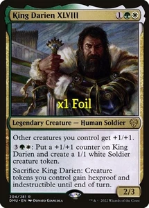 MTG Foil Dominaria United DMU King Darien XLVIII MINT - Picture 1 of 1