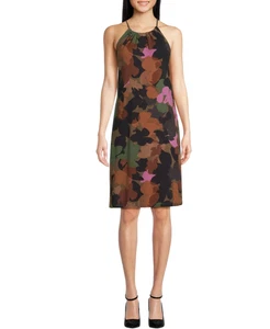 Vestido de punto halter Time and Tru para mujer, tallas XL (16-18) - Imagen 1 de 7