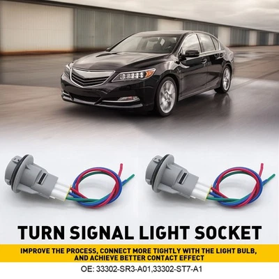 Conector de luz de señal de giro delantero para Civic Honda enchufe 33302-SR3-A01 Foto 1 de 4