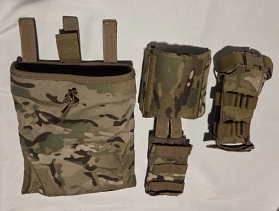 Cuatro bolsas Molle multicámara TAG Tactical Assualt Gear Foto 1 de 4