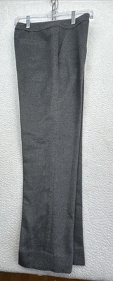 Roupa de trabalho feminina J Crew Kate perna reta cinza mistura de lã 6P outono preppy - Imagem 1 de 4