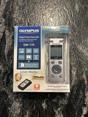 Olympus DM-770 Digital Voice Recorder New In Box - Image 1 of 4