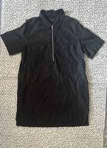 Cos Black Shirt Dress Eu 42 M/L - Picture 1 of 11