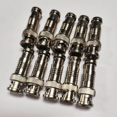 InstallerCCTV BNC Connettori a Compressione per Telecamera di Sicurezza CCTV, Confezione da 10 - Immagine 1 di 4