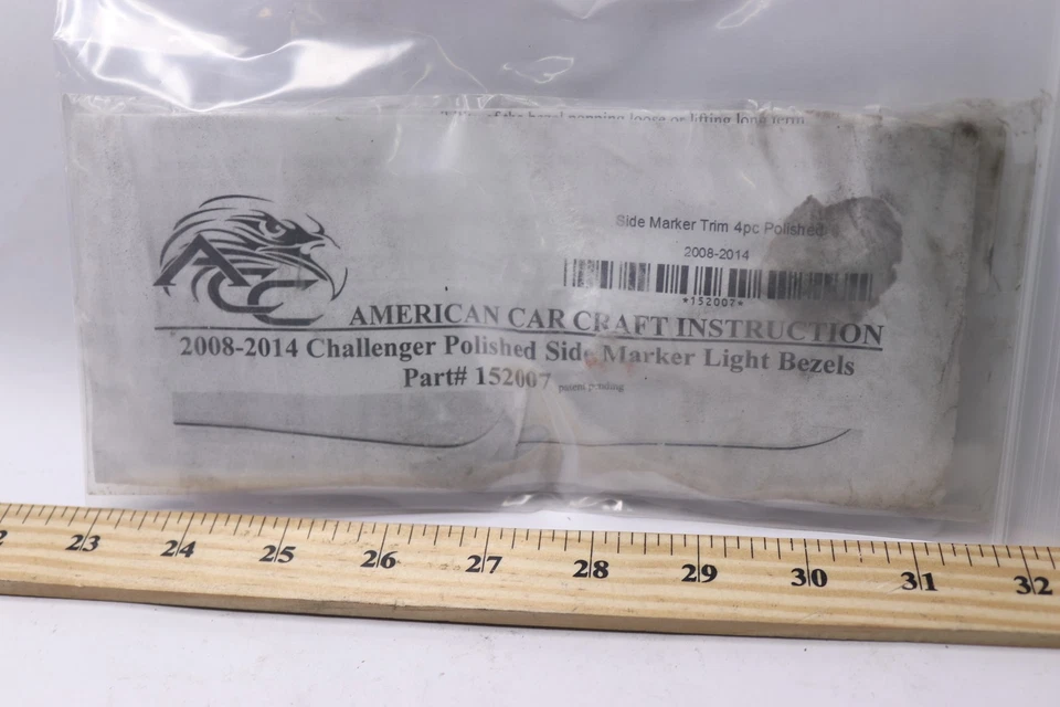 Biseles de luz de marcador lateral pulido American Car Craft 152007 Foto 1 de 1
