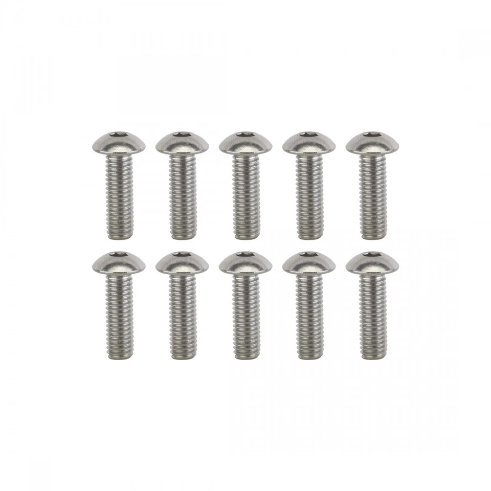 Pernos de cabeza de botón de acero inoxidable SUNLITE M5x16 - duraderos, resistentes a la corrosión Foto 1 de 1