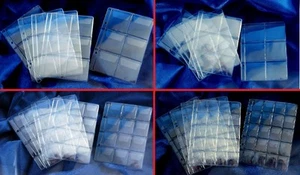 Pages for coin and holder album and dividers - BIG CHOOSE SLEEVES - Picture 1 of 21