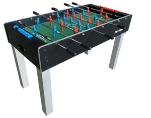 BuckShot Tischkicker Schwarz - 121 x 61 x 80 cm / 28kg - Kickertisch mit 2 Bälle - Bild 1 von 2