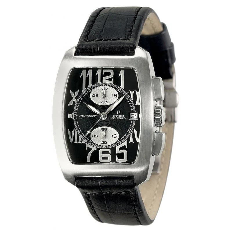 Officina del Tempo New Tonneau OS10 Orologio Cronografo da polso Nero OT1020/01N - Изображение 1 из 1