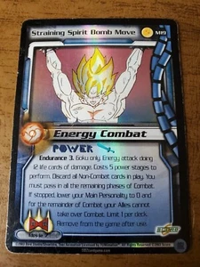 Dragon Ball Z CCG STRAINING SPIRIT BOMB MOVE M19 MOVIE 7 PROMO Light Play - Picture 1 of 3
