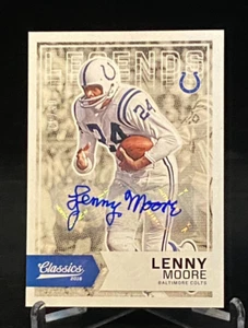 2016 Classics Significant Signatures #159 Lenny Moore Baltimore Colts /49 - Picture 1 of 2