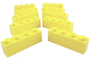 Lego 10 Stück hellgelb (bright light yellow) Steine 1x4 Stein (3010) City Neu - Bild 1 von 1