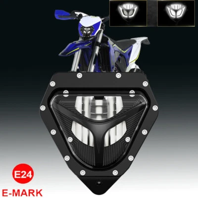 Faro LED E24 luz de circulación diurna Plug&Play para SHERCO 50 125 250 300 450 Foto 1 de 4