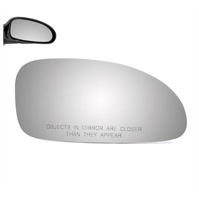 Espejo Vidrio Repuesto Ajuste 2000-2005 Buick LeSabre Lado Derecho Adhesivo Vista Foto 1 de 4