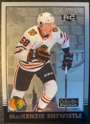 MacKenzie Entwistle 2020-21 Insert OPC Rookie Platinum Rainbow #R-83 Chicago - Image 1 of 2