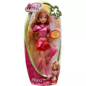 Winx Club 29cm Basic Fashion Doll Everyday Collection - Flora - Picture 1 of 2
