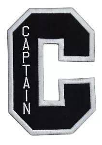 Captain C Embroidered Applique Iron On Patch Customize Sports Football Baseball - Picture 1 of 3
