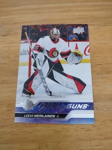 2023-24 Upper Deck Series 1 LEEVI MERILAINEN YOUNG GUNS ROOKIE #247 OTTAWA