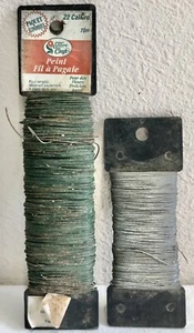 Fiber-craft 22 Gauge Craft Wire Green Fresh Flowers. Other Wire Free! Read! - Picture 1 of 6