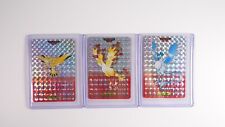 Articuno Zapdos Moltres #146, 145, 146 Pokemon Carddass RED Holo Japan BANDAI