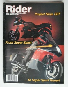 RIDER January 1985 Kawasaki Ninja Project Ninja SST - Picture 1 of 2