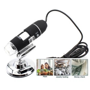 1600X Zoom In Digital Monocular Microscope USB Camera Focus for Adult/Children - Picture 1 of 9