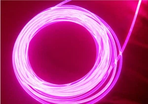 Fibre optic lighting cable side glow 4 mm outside diameter, flexible  /ISL4/ - Picture 1 of 3