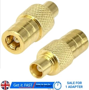 1 x SMB Female to MCX Female straight plug RF connector adapter 🇬🇧 - Afbeelding 1 van 1
