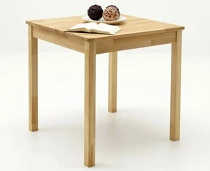 MASSIVHOLZ TISCH ESSTISCH KÜCHENTISCH KERNBUCHE MASSIV GEÖLT B/H/T ca.70/76/70cm - Bild 1 von 3