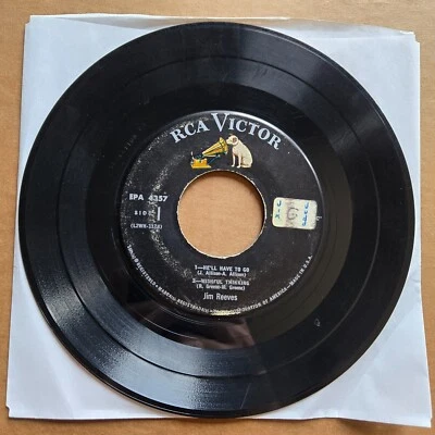JIM REEVES He'll Have To Go EP 45 7" COUNTRY POP Vinyl Record RCA Records - Image 1 of 2