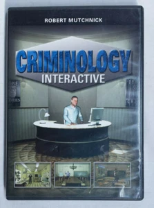 Interactive Criminology DVD ROM by Mutchnick 2008 Home School Win 2000+ Mac OSX - Imagen 1 de 3