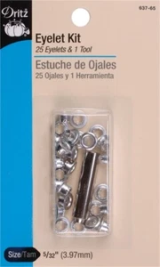 Dritz 637 Eyelet Kit-Nickel (6Pk) - Picture 1 of 1