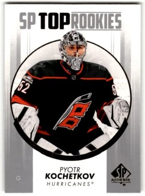 2022-23 SP Authentic Top Rookies Pyotr Kochetkov #TR-29 Carolina Hurricanes - Image 1 of 2
