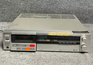 Sony AM/FM Stereo Deck Receiver XO-5 Surround Sound Kompakt Dolby System, Silber - Bild 1 von 16