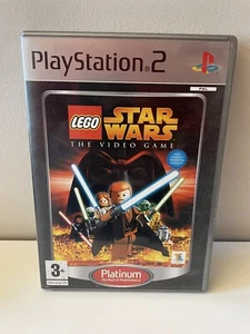 LEGO Star Wars Platinum Sony Playstation 2 PS2 gioco e manuale UK PAL CIB testato - Foto 1 di 6