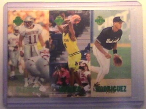 #1731 Alex Rodriguez-Chris Webber-Drew Bledsoe 1993 Classic #TC-15 1/65,600 RC - Picture 1 of 2