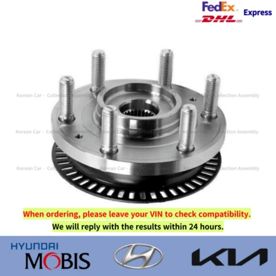 Genuino 517502J000 para Kia Borrego 4x4 2009-2012, conjunto de buje de rueda delantera Foto 1 de 4