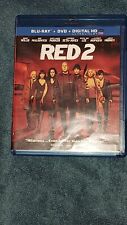 RED 2 (Blu-ray, 2013) Bruce Willis WS USED (Digital copy redeemed)