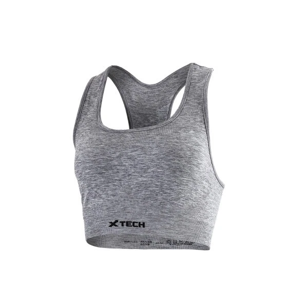 Superior Gris Gimnasio Fitness Ciclismo MTB Fitnes Running Carreras Jogging - Imagen 1 de 3