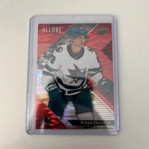 William Eklund 2024-25 Upper Deck Allure Red Rainbow Parallel Card #64 - Bild 1 von 2