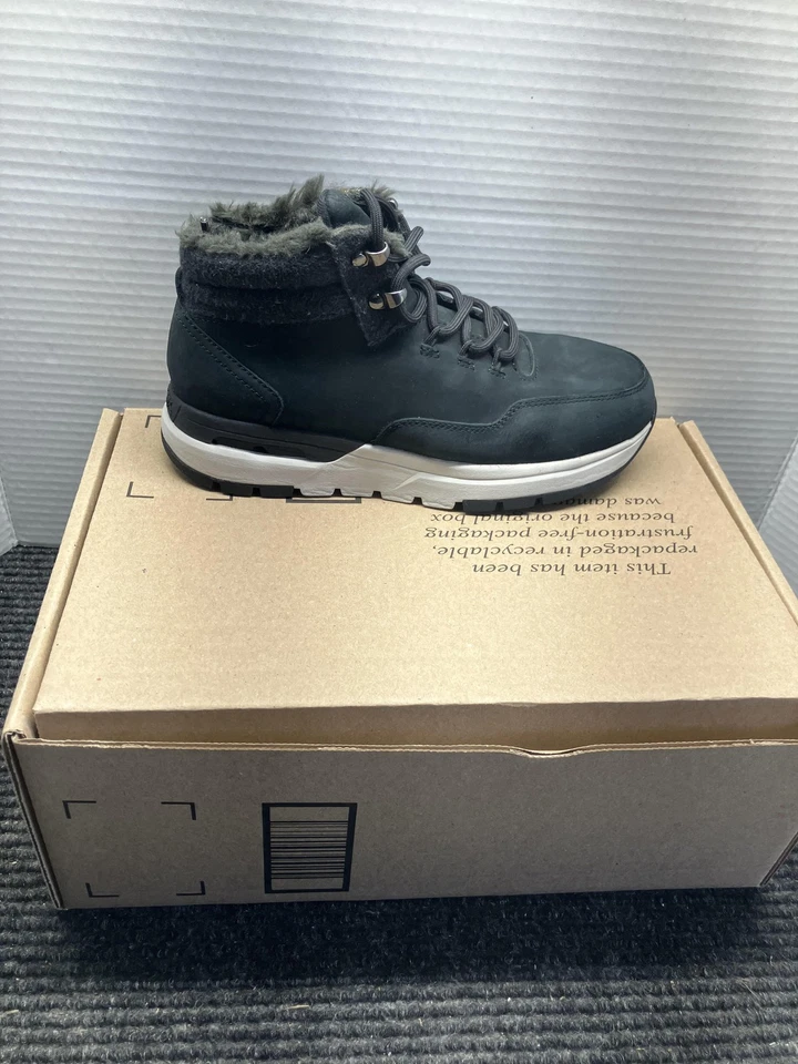 Botas de trabajo Rockport Works para mujer talla 6 puntera de seguridad de cuero negro EH ASTM RK778 Foto 1 de 4