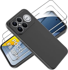 Per Xiaomi POCO F8 PRO/F8 ULTRA, Custodie Protettive Slim Silicone Shockproof case - Foto 1 di 9