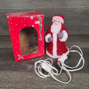 Vintage 1990er Merry Christmas Nite Lite Santa Simson Geschenkartikel beleuchtet - Bild 1 von 17