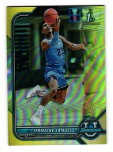 2021-22 Bowman University Amarillo #53 Jermaine Samuels Villanova Wildcats SN75 - Imagen 1 de 2