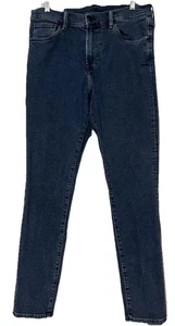 Jeans H&M 36x32 Azul Calce Ajustado Cupé Moulante Denim Lavado Oscuro Medidas 32x30 - Imagen 1 de 12