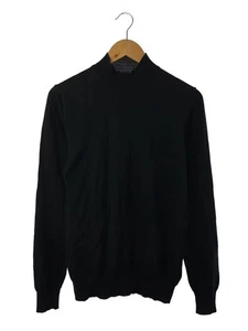 PRADA Wool Mock Turtleneck Sweater 50 Black DNA796 S191 1KJ9 - Picture 1 of 5